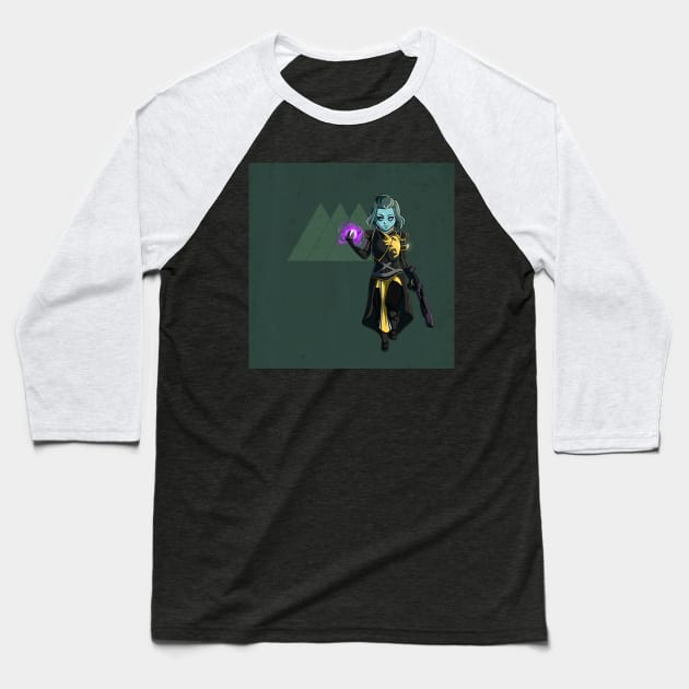 Destiny 2 Chibi Warlock Baseball T-Shirt by Dawn draws